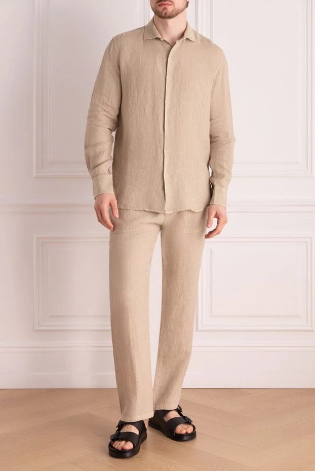 MC2 Saint Barth man beige men's linen walking suit buy with prices and photos 178414 - photo 2