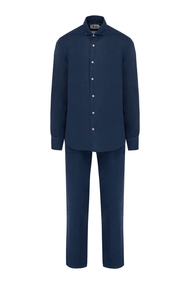 MC2 Saint Barth мужские костюм прогулочный из льна мужской синий купить с ценами и фото 178417 - фото 1