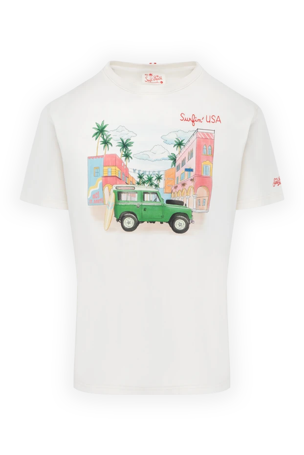 MC2 Saint Barth man white cotton t-shirt for men buy with prices and photos 178431 - photo 1