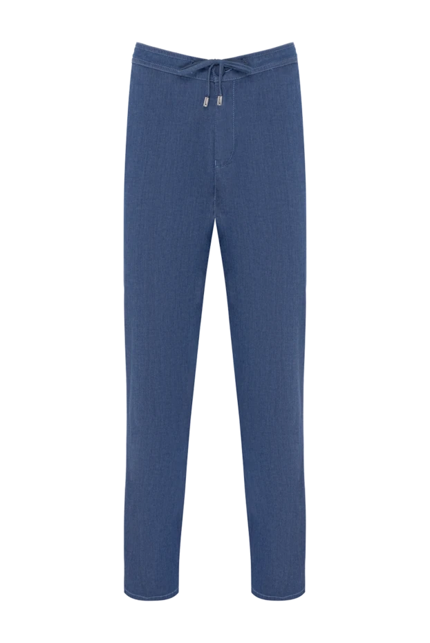 Scissor Scriptor чоловічі джинси з бавовни та поліуретану блакитні чоловічі купити фото з цінами 178441 - фото 1