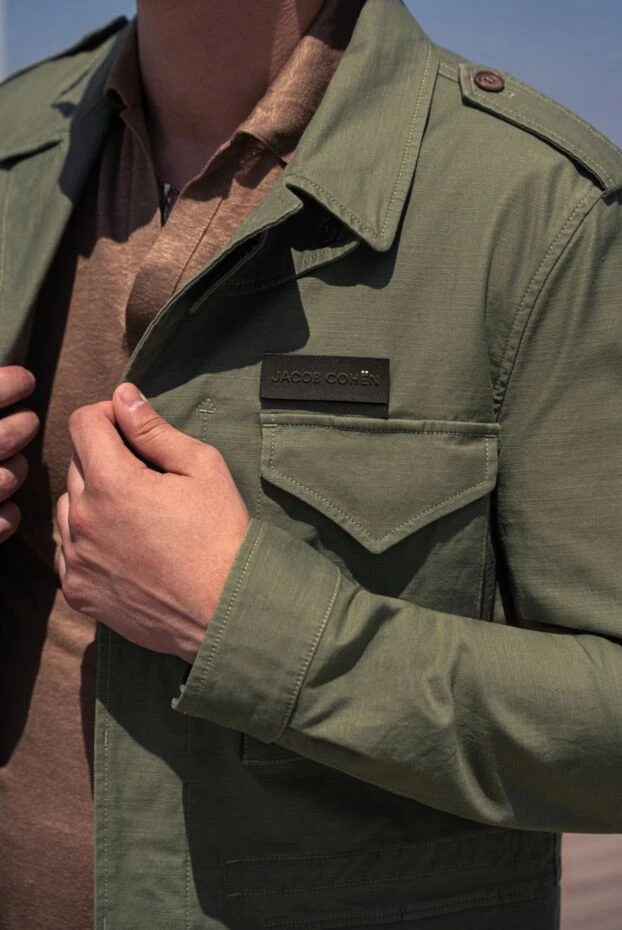 Barba Napoli men's brown linen polo shirt 178457 - photo 2