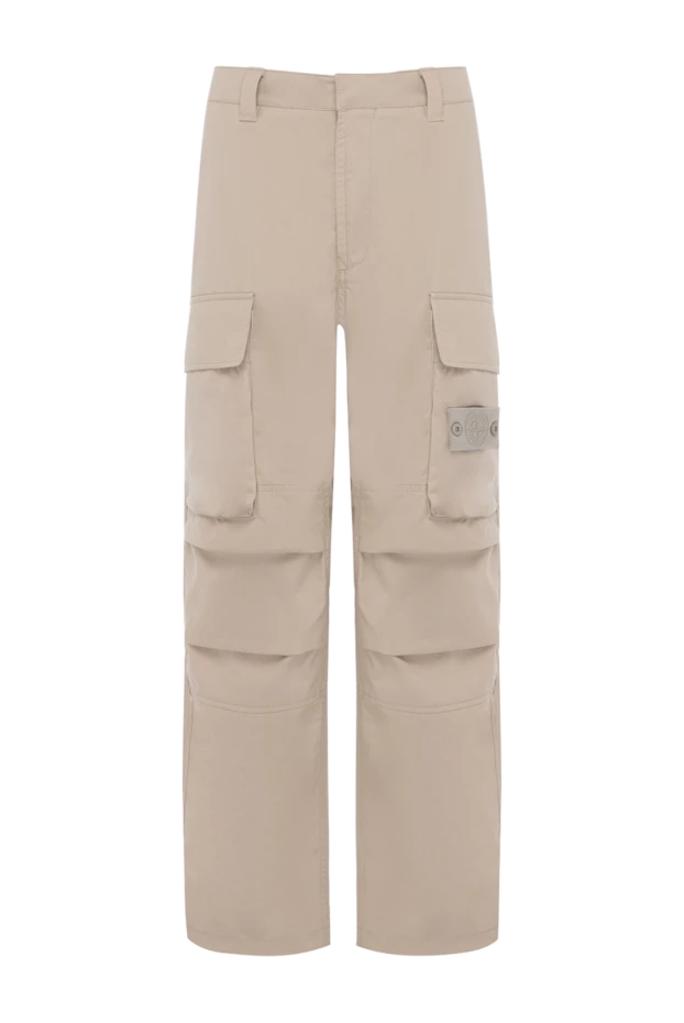 Stone Island man beige cotton trousers for men buy with prices and photos 178471 - photo 1