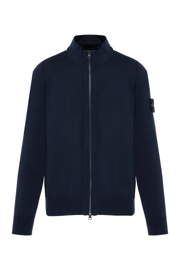 Stone Island man blue cotton sports jacket for men buy with prices and photos 178483 - photo 1