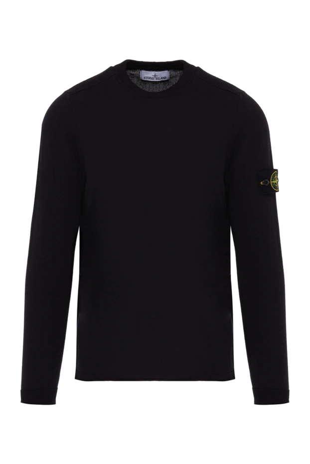 Stone Island man men's blue long sleeve cotton jumper buy with prices and photos 178485 - photo 1