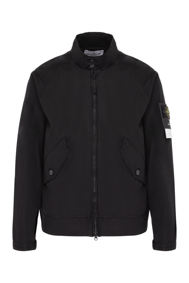 Stone Island мужские куртка из хлопка черная мужская купить с ценами и фото 178492 - фото 1