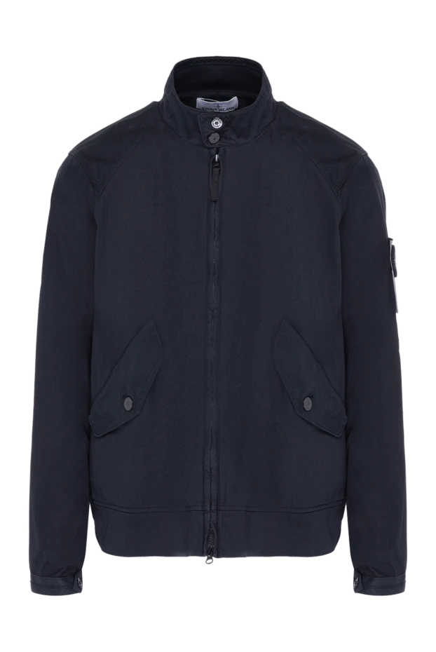 Stone Island man blue cotton jacket for men buy with prices and photos 178493 - photo 1