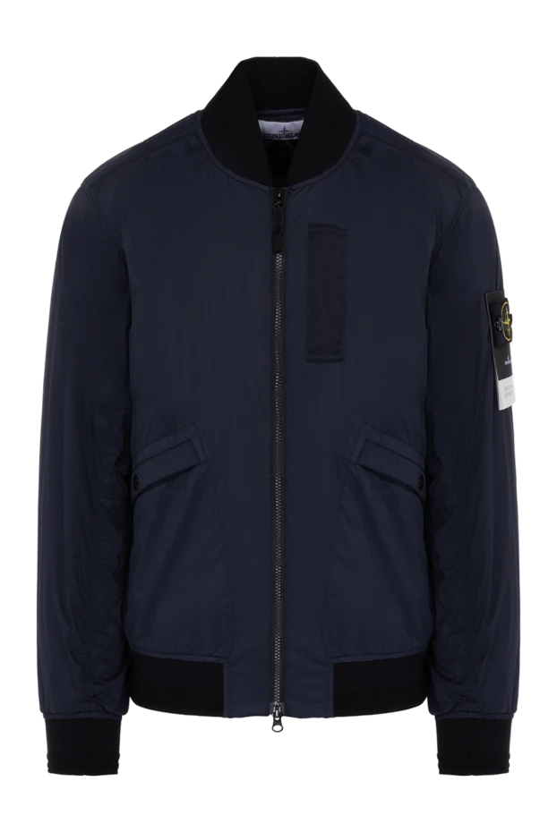 Stone Island man men's blue polyamide and elastane jacket buy with prices and photos 178494 - photo 1