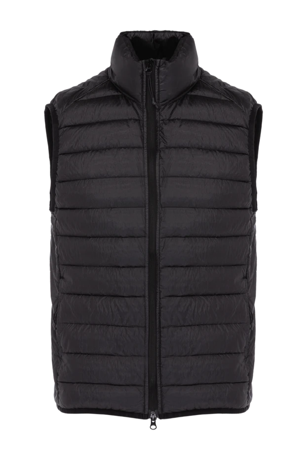 Stone Island man black men's vest made of polyamide buy with prices and photos 178495 - photo 1
