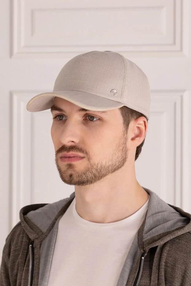 Stefano Ricci кепка мужская серая 178514 - фото 2