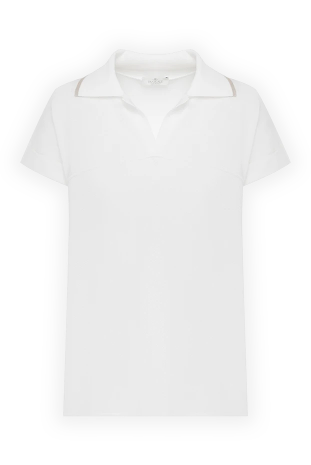 Panicale woman white cotton polo for women 178534 - photo 1