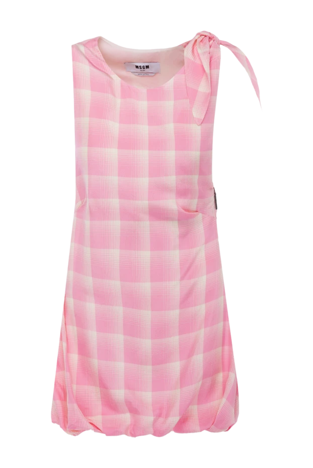 MSGM woman women's pink viscose dress buy with prices and photos 178560 - photo 1