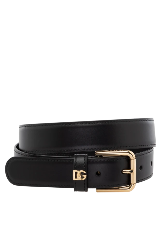 Dolce & Gabbana woman black women's genuine leather belt buy with prices and photos 178596 - photo 1