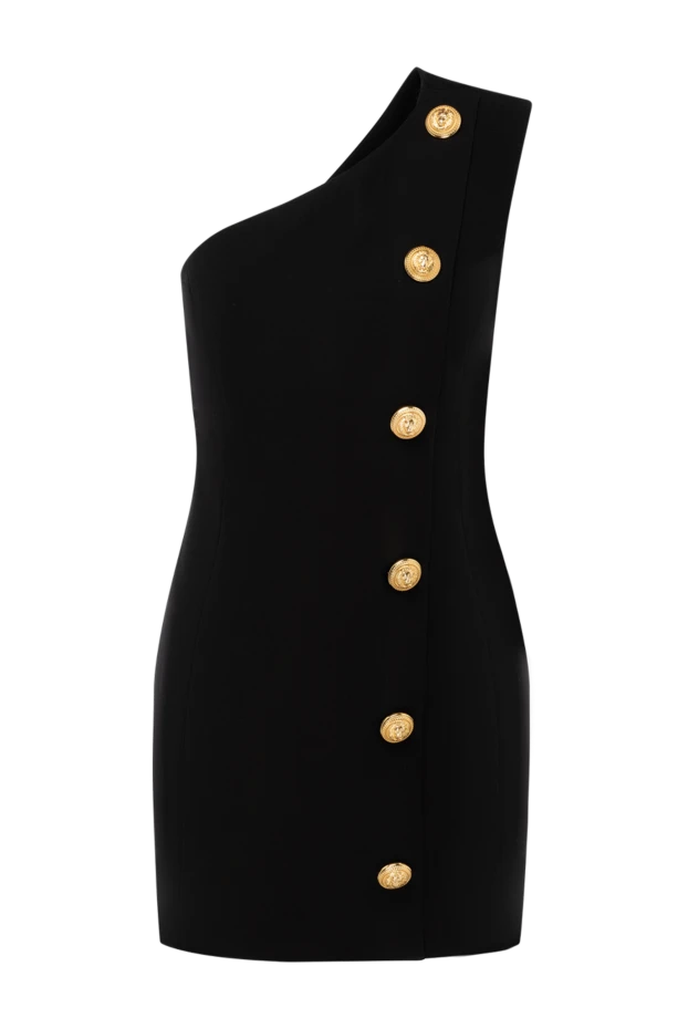 Balmain woman women's black wool dress buy with prices and photos 178600 - photo 1