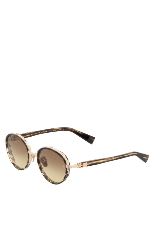 Balmain женские очки солнцезащитные женские коричневые из металла и пластика купить с ценами и фото 178632 - фото 2