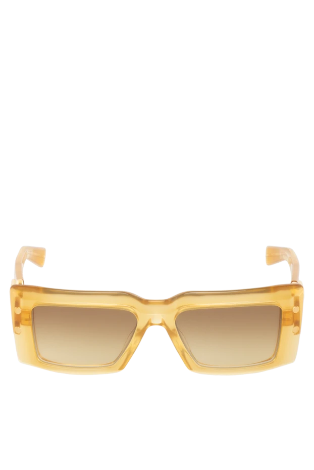 Balmain жіночі окуляри сонцезахисні жіночі жовті із пластику купити фото з цінами 178638 - фото 1