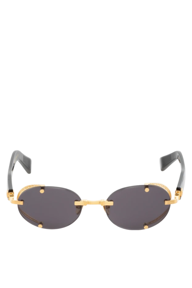 Balmain women's yellow metal sunglasses 178644 - photo 1