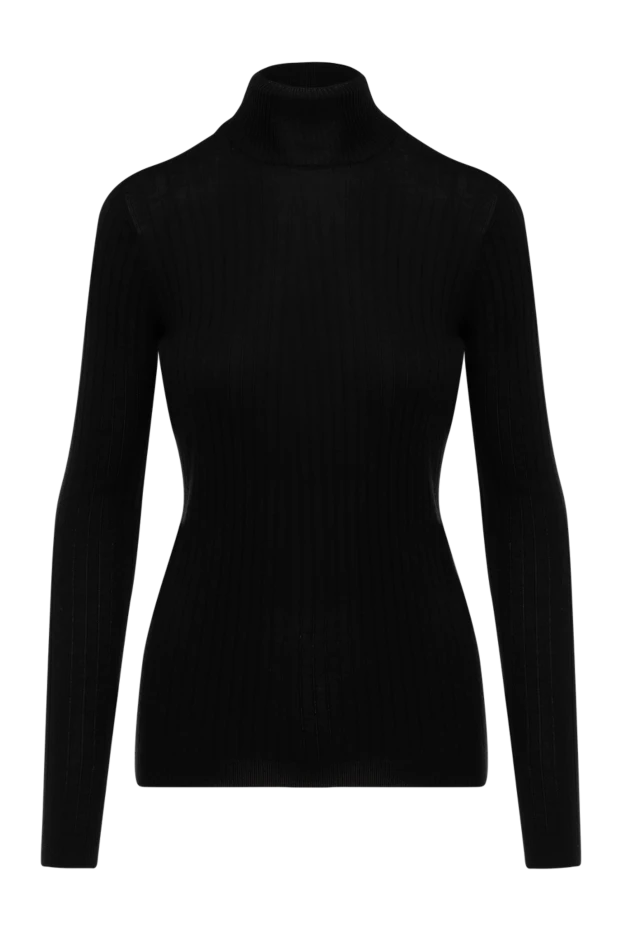 Dior woman women's black cashmere and silk golf buy with prices and photos 178650 - photo 1