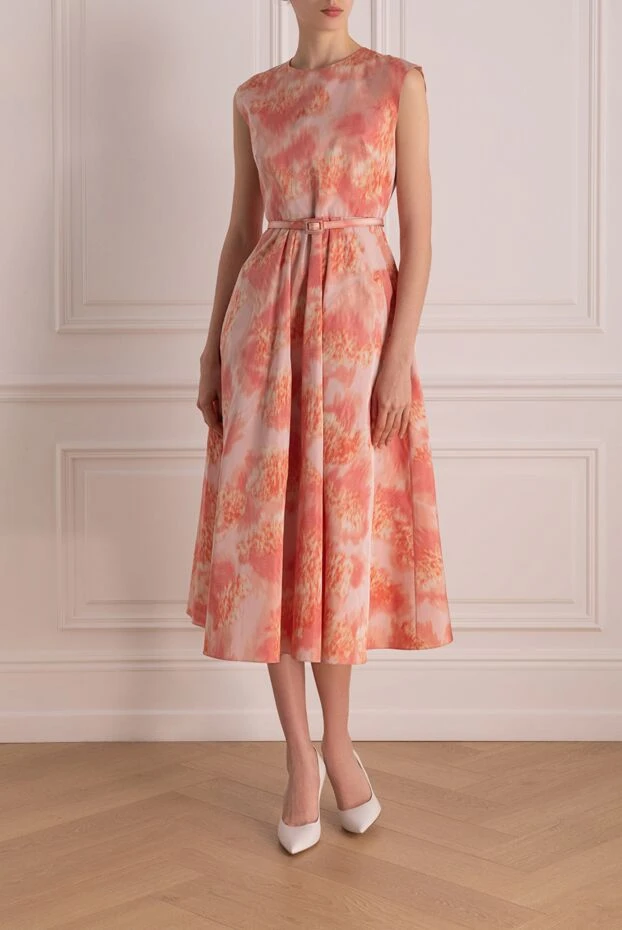 Dior woman women's pink silk dress buy with prices and photos 178655 - photo 2