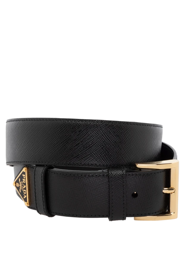 Prada woman black women's genuine leather belt buy with prices and photos 178662 - photo 1