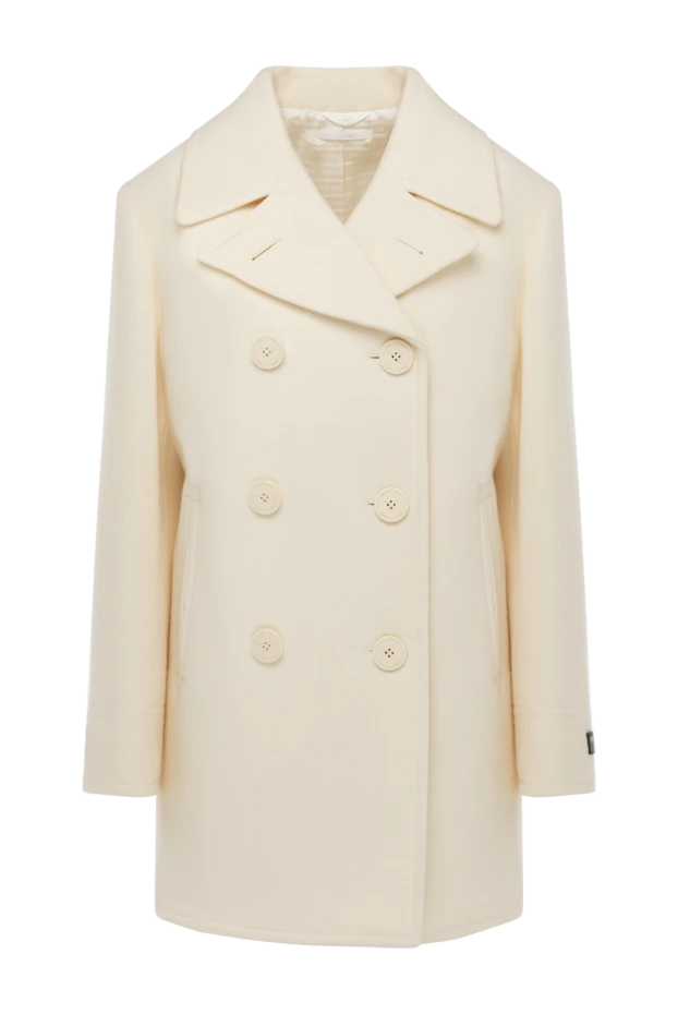 Prada woman white wool and polyamide coat for women 178663 - photo 1