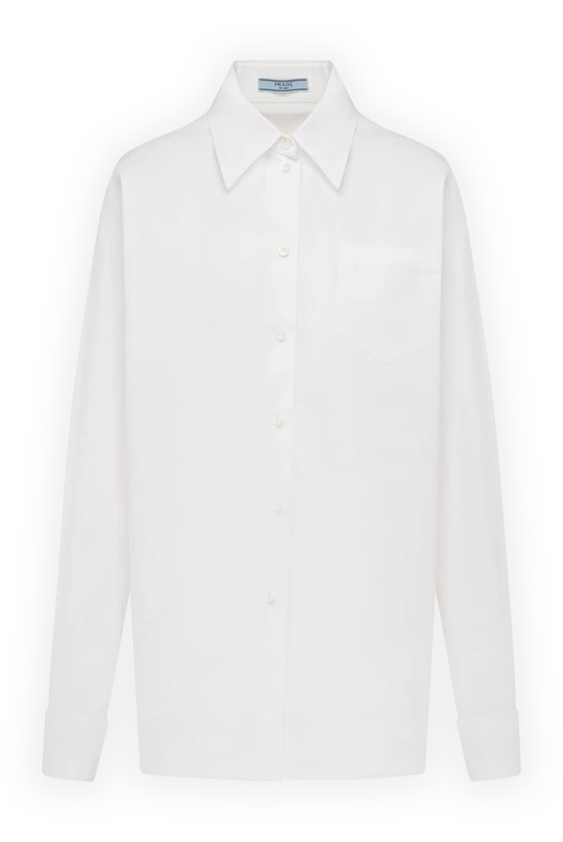 Prada woman women's white cotton shirt buy with prices and photos 178667 - photo 1