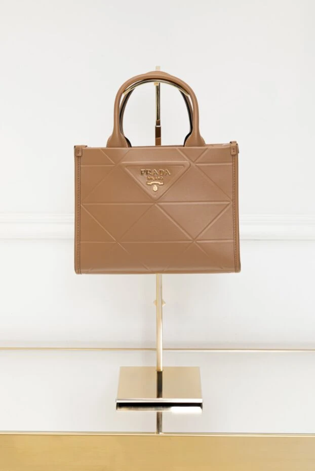 Prada brown genuine leather bag for women 178672 - photo 2