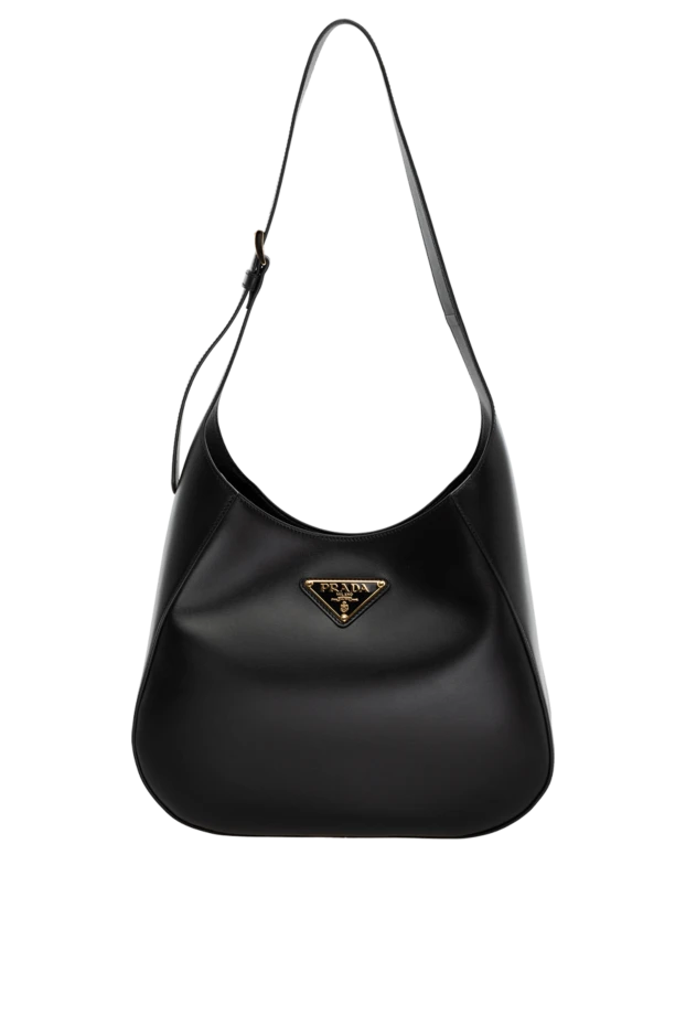 Prada женские сумка из натуральной кожи черная женская купить с ценами и фото 178677 - фото 1