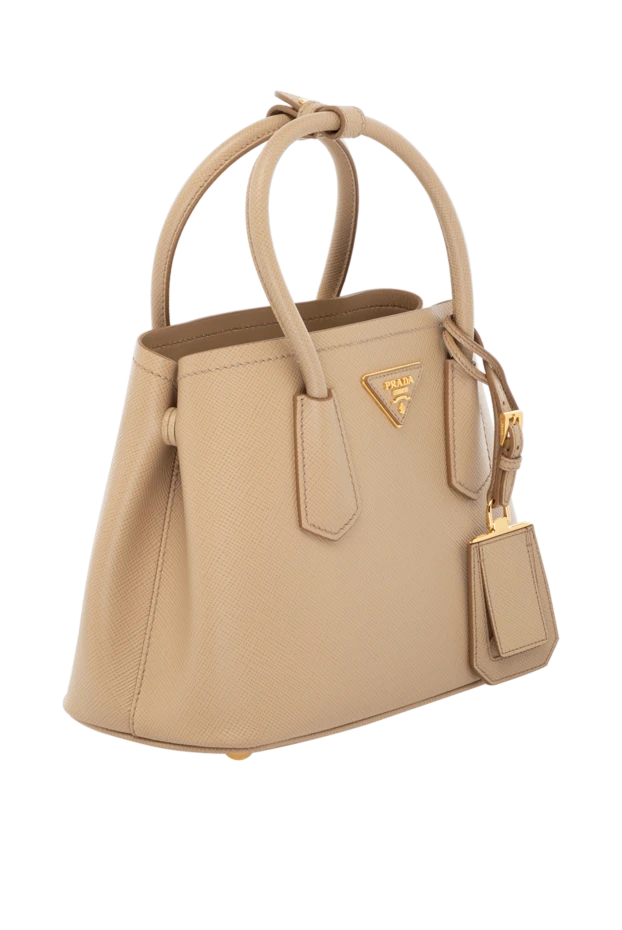 Prada woman beige women's genuine leather bag 178680 - photo 2