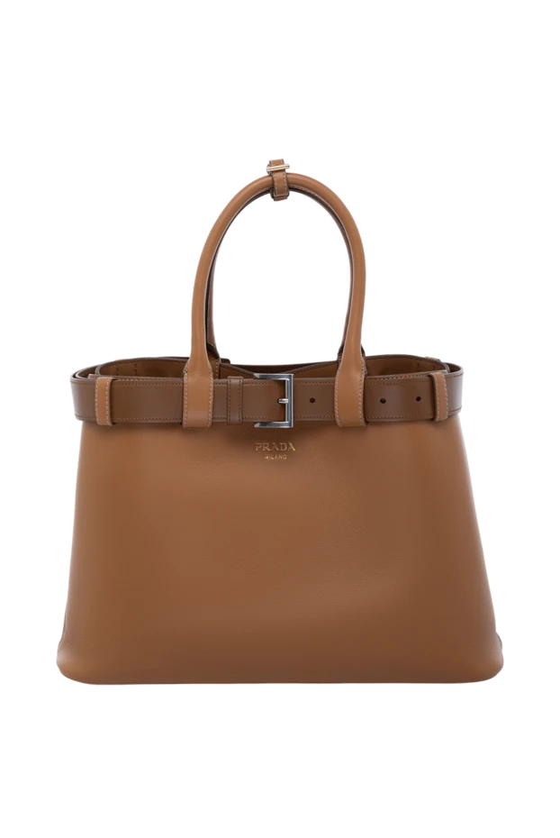 Prada woman women's brown genuine leather bag buy with prices and photos 178688 - photo 1