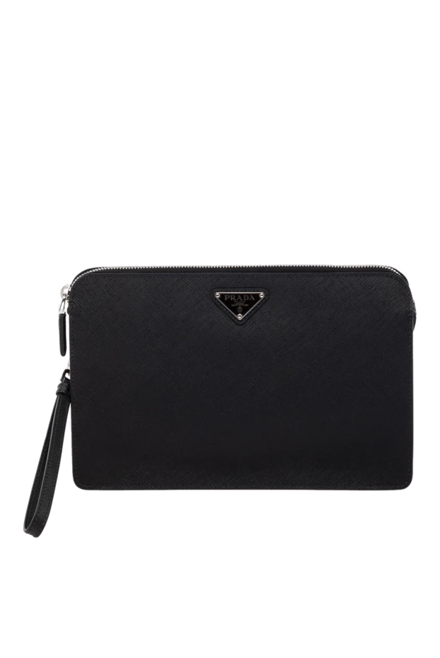 Prada man men's black genuine leather clutch buy with prices and photos 178700 - photo 1