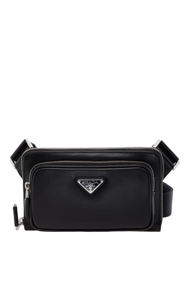 Prada man men's black belt bag made of genuine leather buy with prices and photos 178701 - photo 1