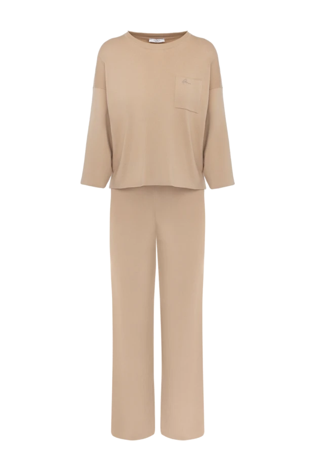 Peserico walking suit for women beige made of cotton 178706 - photo 1