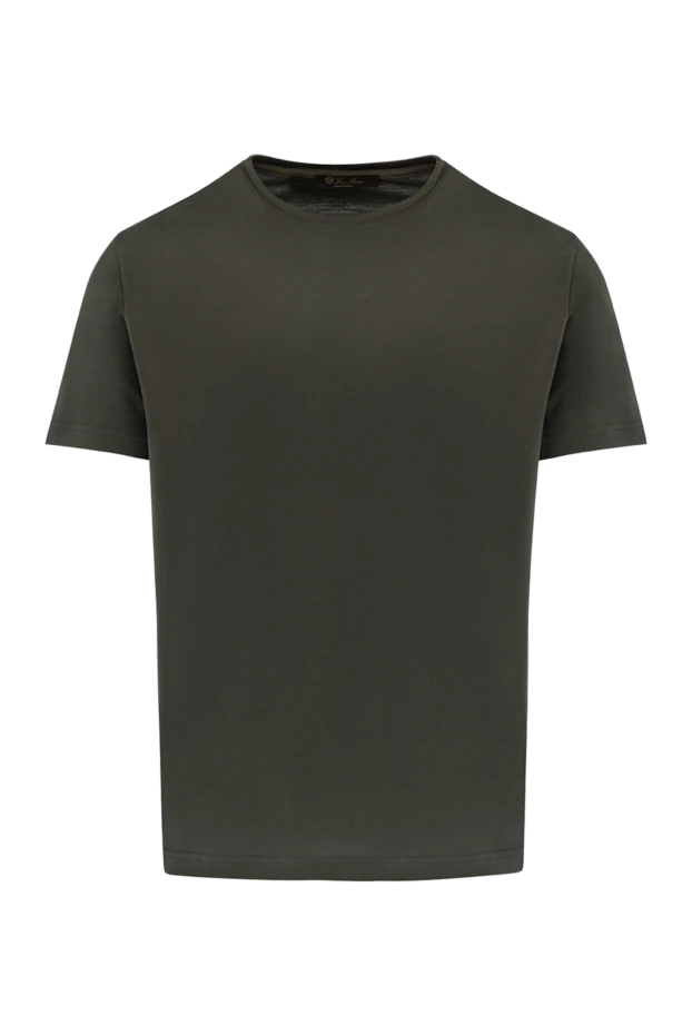 Loro Piana men's green silk and cotton t-shirt 178709 - photo 1