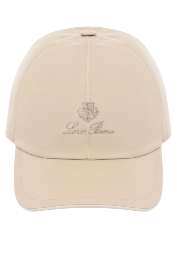 Loro Piana мужские кепка из полиэстера мужская бежевая купить с ценами и фото 178715 - фото 1