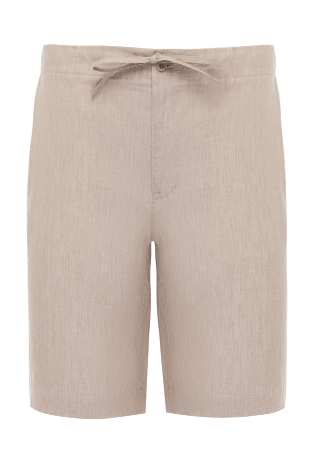Loro Piana man men's beige linen shorts buy with prices and photos 178717 - photo 1