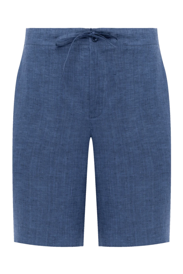 Loro Piana blue linen shorts for men 178721 - photo 1