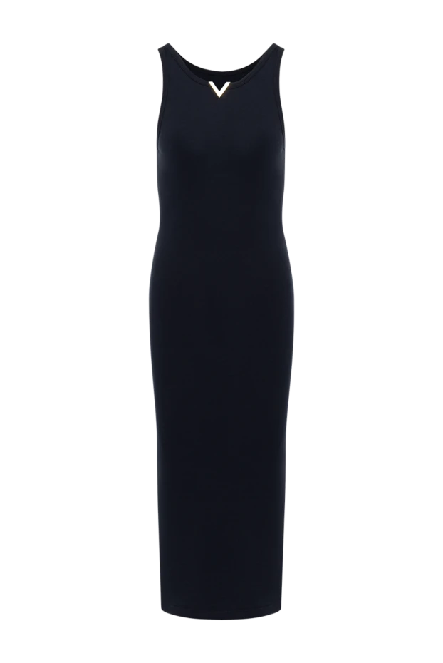 Valentino женские платье трикотажное из хлопка и эластана черное женское купить с ценами и фото 178726 - фото 1
