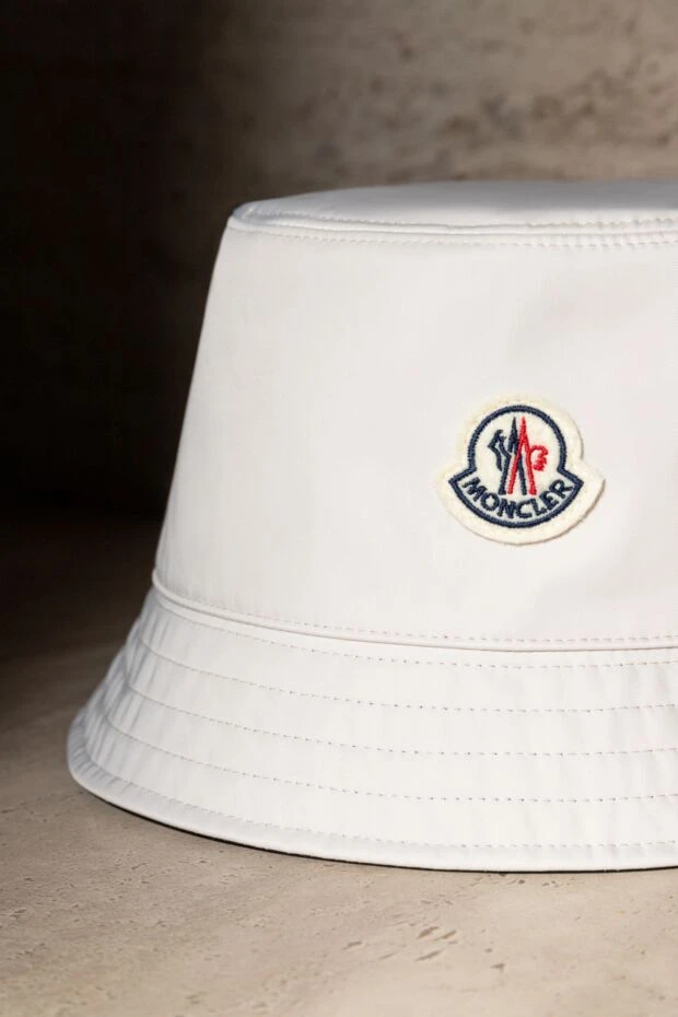 Moncler панама из полиэстера женская белая 178738 - фото 3
