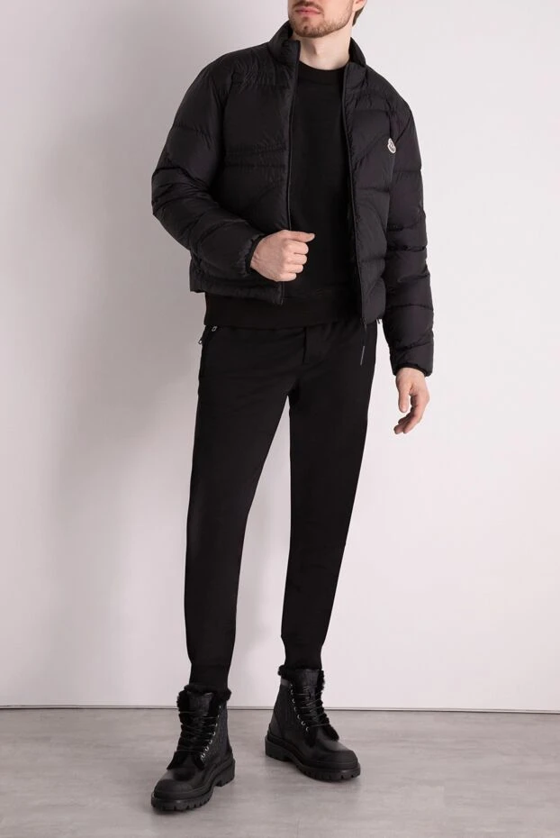 Moncler man black polyamide jacket for men 178743 - photo 2