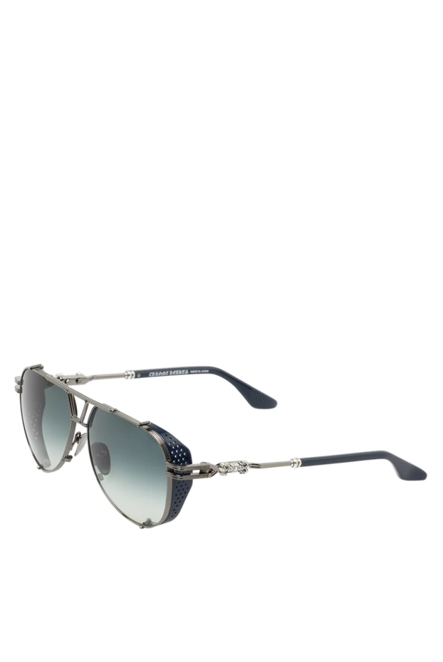 Chrome Hearts мужские очки солнцезащитные из металла черные купить с ценами и фото 178754 - фото 2