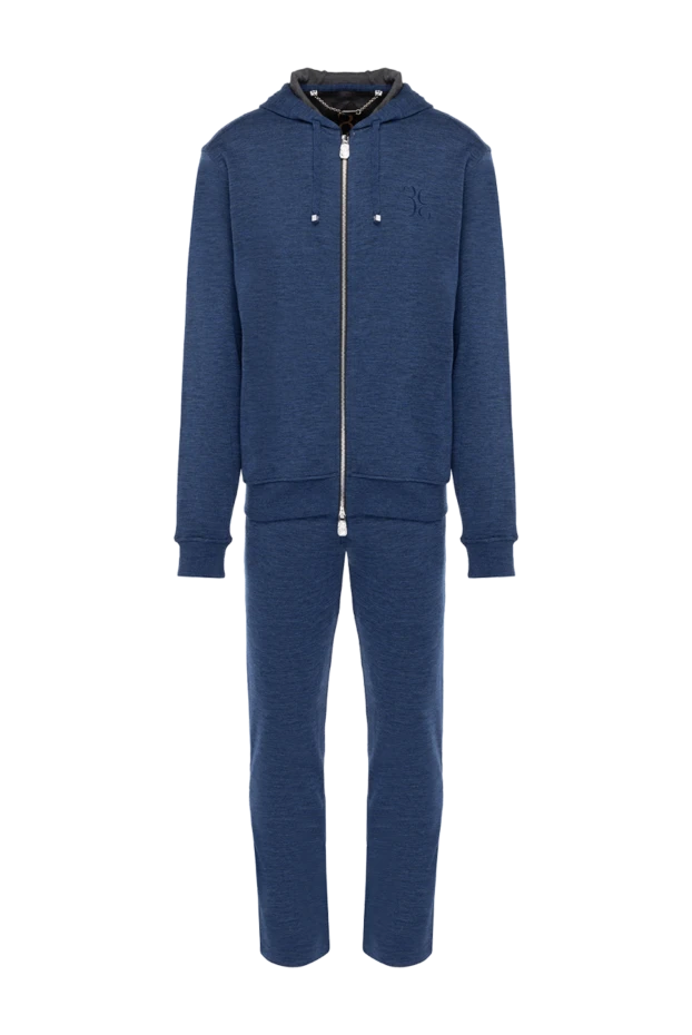 Billionaire мужские костюм прогулочный синий мужской из кашемира и шелка купить с ценами и фото 178788 - фото 1
