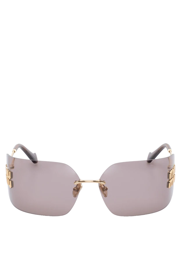 Miu Miu woman sunglasses for women, yellow, metal buy with prices and photos 178791 - photo 1