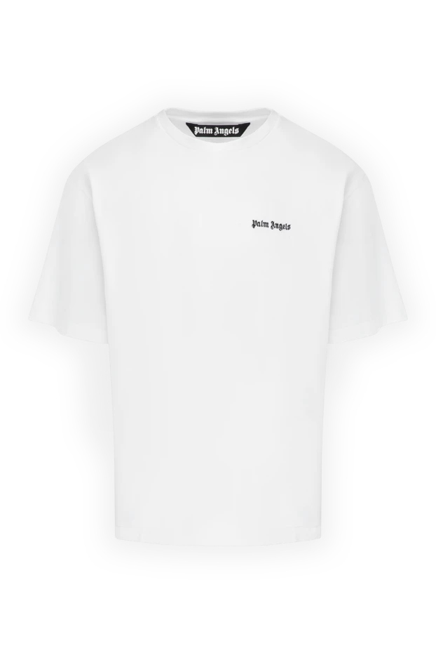 Palm Angels мужские футболка из хлопка белая мужская купить с ценами и фото 178816 - фото 1