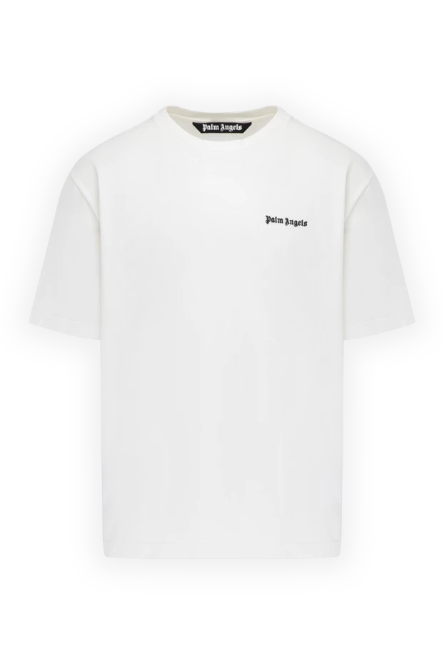 Palm Angels man white cotton t-shirt for men buy with prices and photos 178817 - photo 1