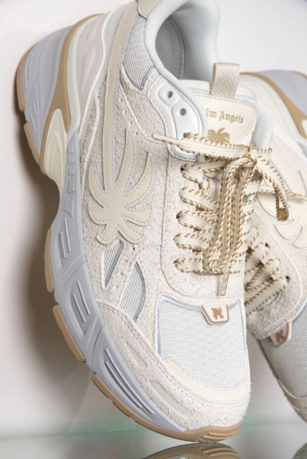 Palm Angels white suede sneakers for men 178833 - photo 3