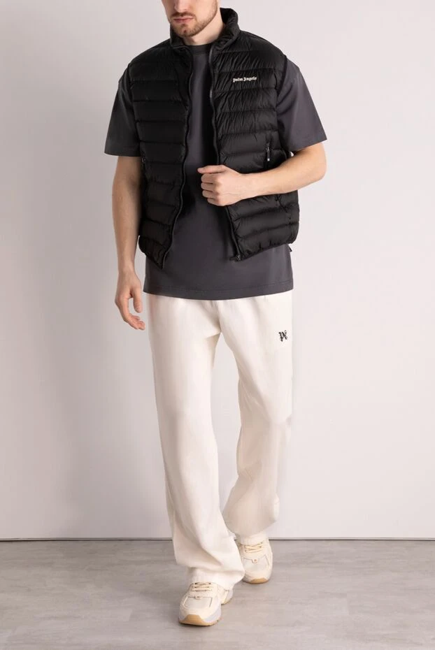 Palm Angels man black men's vest made of polyamide buy with prices and photos 178840 - photo 2