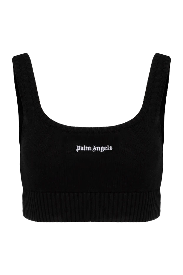 Palm Angels woman women's black cotton top buy with prices and photos 178843 - photo 1