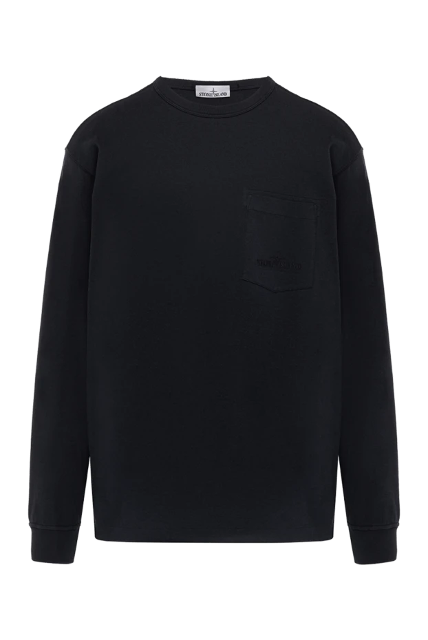 Stone Island man blue cotton sweatshirt for men 178852 - photo 1