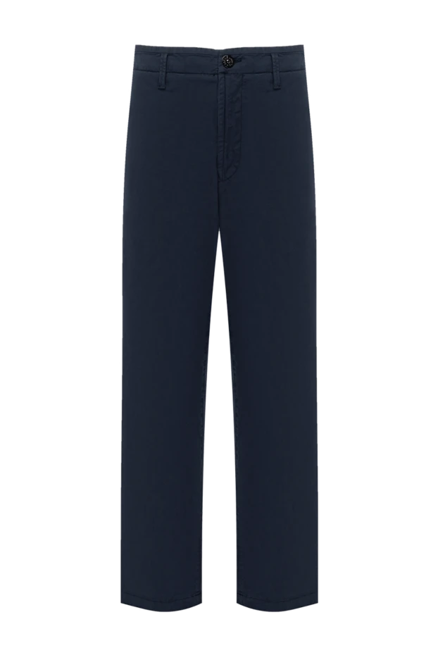 Stone Island man men's blue cotton and elastane trousers buy with prices and photos 178863 - photo 1