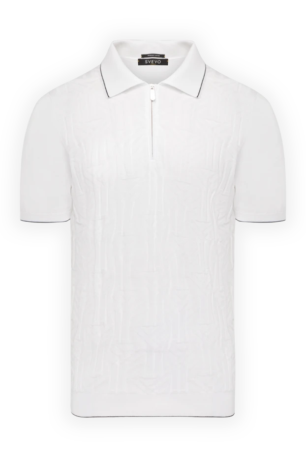 Svevo polo from cotton for men white 178880 - photo 1